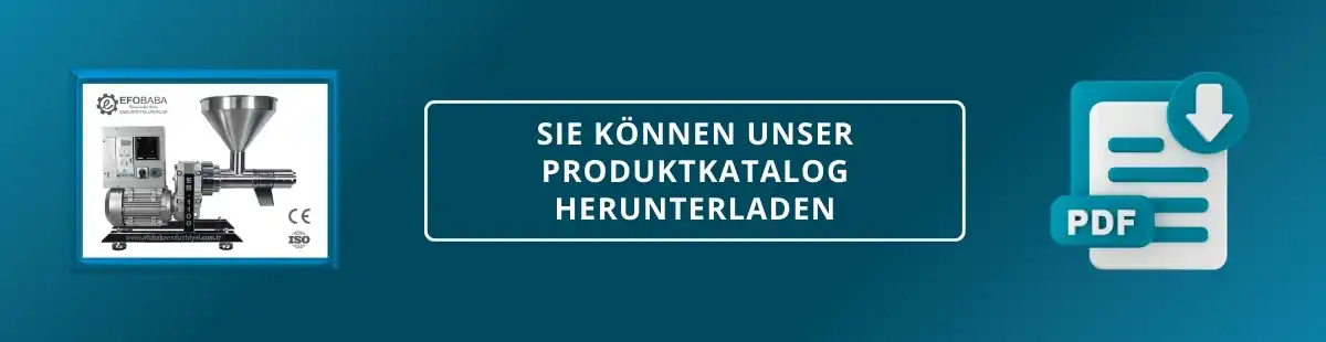 Produktkatalog unserer Kaltpress-Ölmaschinen